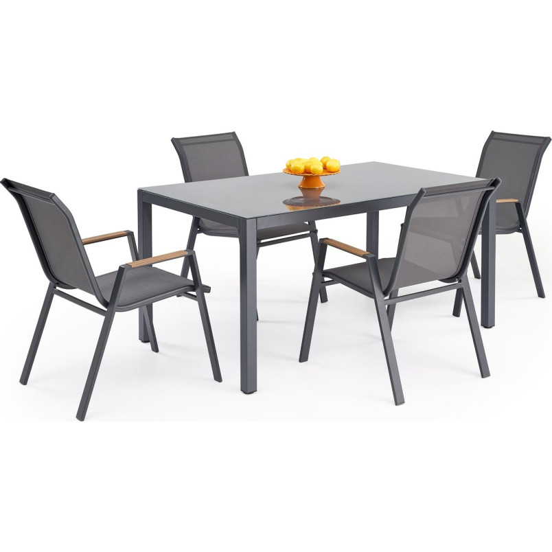 Stół szklany ogrodowy Hover 150x90cm | Halmar - Elegancki design