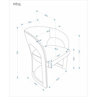 Krzesło tapicerowane K615 beżowe Halmar | Komfort i design