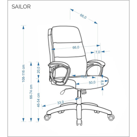 Fotel biurowy Sailor beżowy Halmar - Komfort i styl