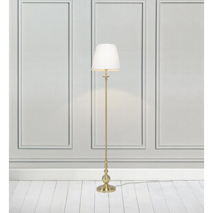 Lampa podłogowa Imperia mosiądz/biała | Markslojd - Elegancki Design
