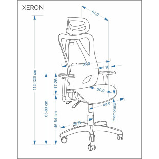 Fotel biurowy Xeron Halmar: Ergonomia i Wygoda | Sklep