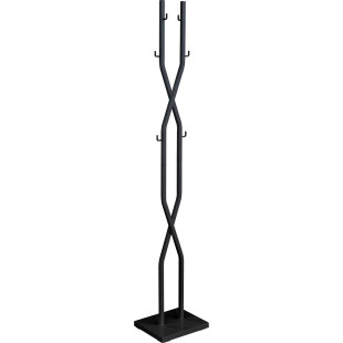 Wieszak stojący Halmar W69 - Czarny, 180cm - Elegancki i Praktyczny