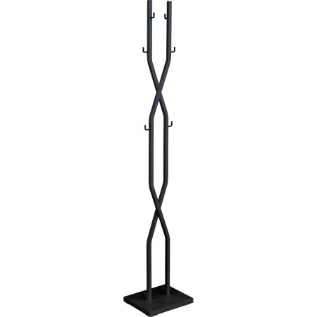 Wieszak stojący Halmar W69 - Czarny, 180cm - Elegancki i Praktyczny