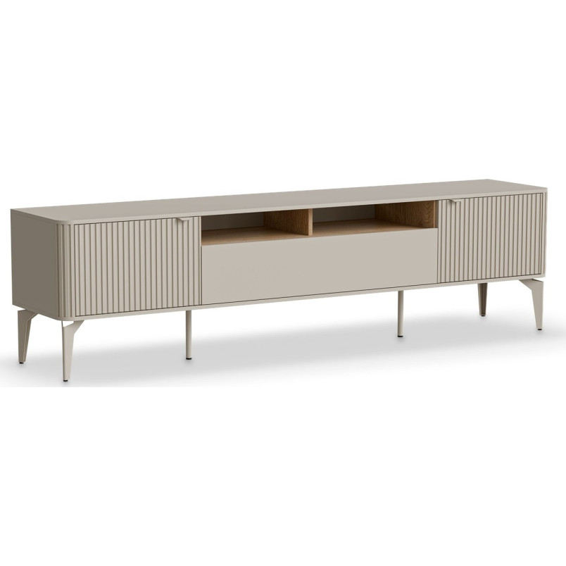 Szafka RTV Beluci 200x40 - Kaszmir/Dąb, Halmar | Salon