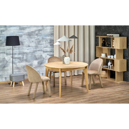 Stół rozkładany Magnus Halmar | Dąb naturalny, 120-200cm