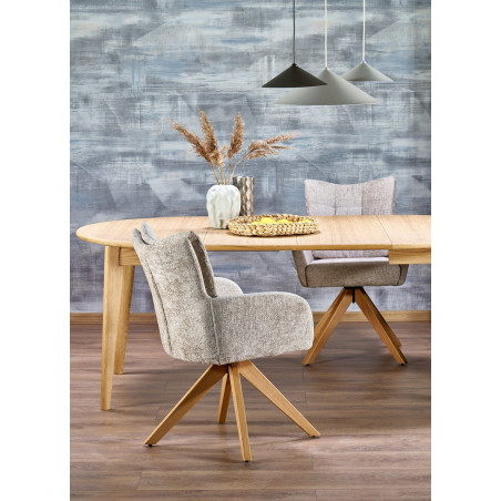 Stół rozkładany Magnus Halmar | Dąb naturalny, 120-200cm