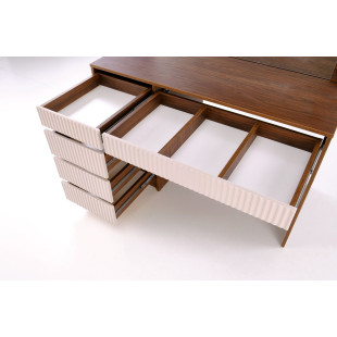Toaletka Halmar Hollywood XL: Lustro LED, 5 szuflad | Kup Teraz