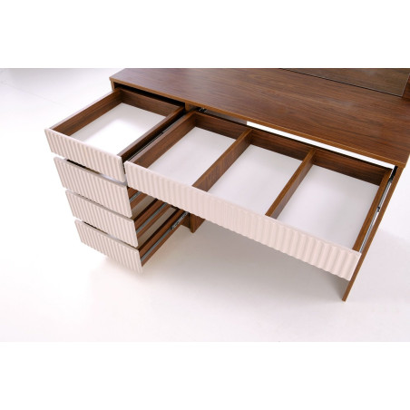 Toaletka Halmar Hollywood XL: Lustro LED, 5 szuflad | Kup Teraz