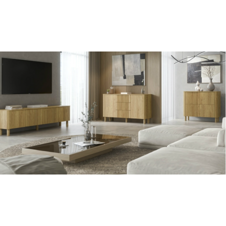 Komoda Arango 150x40 dąb hikora | Halmar - Styl i Funkcjonalność