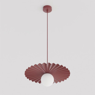 Lampa wisząca Umbra - burgund, szkło | Emibig - nowoczesny design