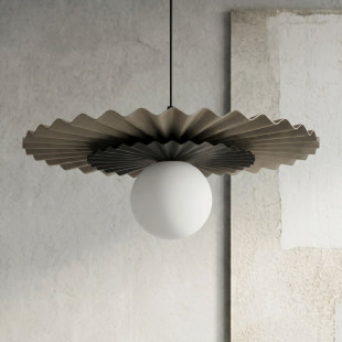 Lampa wisząca Emibig - nowoczesny design, mokka/czarny | Sklep z lampami