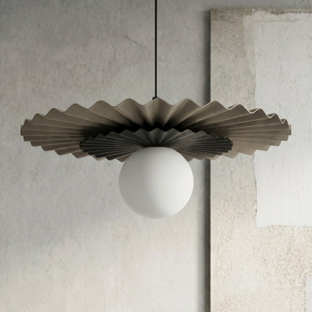 Lampa wisząca Emibig - nowoczesny design, mokka/czarny | Sklep z lampami