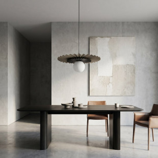 Lampa wisząca Emibig - nowoczesny design, mokka/czarny | Sklep z lampami