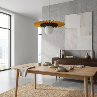 Lampa wisząca Emibig - nowoczesny design, szklana kula | Kup online