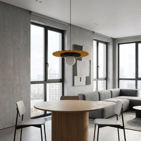 Lampa wisząca Emibig - nowoczesny design, szklana kula | Kup online