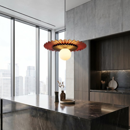 Lampa wisząca Emibig - nowoczesny design, szklana kula | Kup online