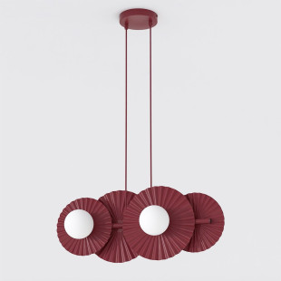 Lampa wisząca Umbra IV burgund | Emibig - Nowoczesne oświetlenie