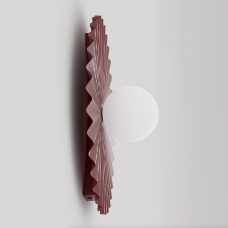 Kinkiet Umbra Emibig: Nowoczesny design, burgund kolor | Sklep z lampami