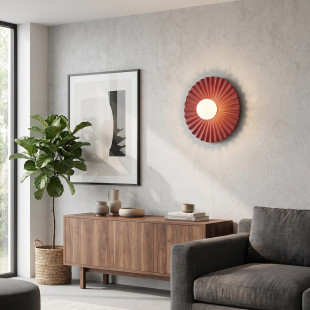 Kinkiet Umbra Emibig: Nowoczesny design, burgund kolor | Sklep z lampami