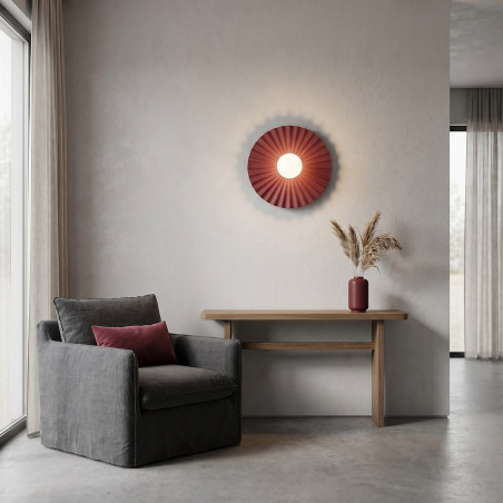 Kinkiet Umbra Emibig: Nowoczesny design, burgund kolor | Sklep z lampami