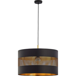 Lampa wisząca czarno-złota ażurowa Tago 50cm | TK Lighting