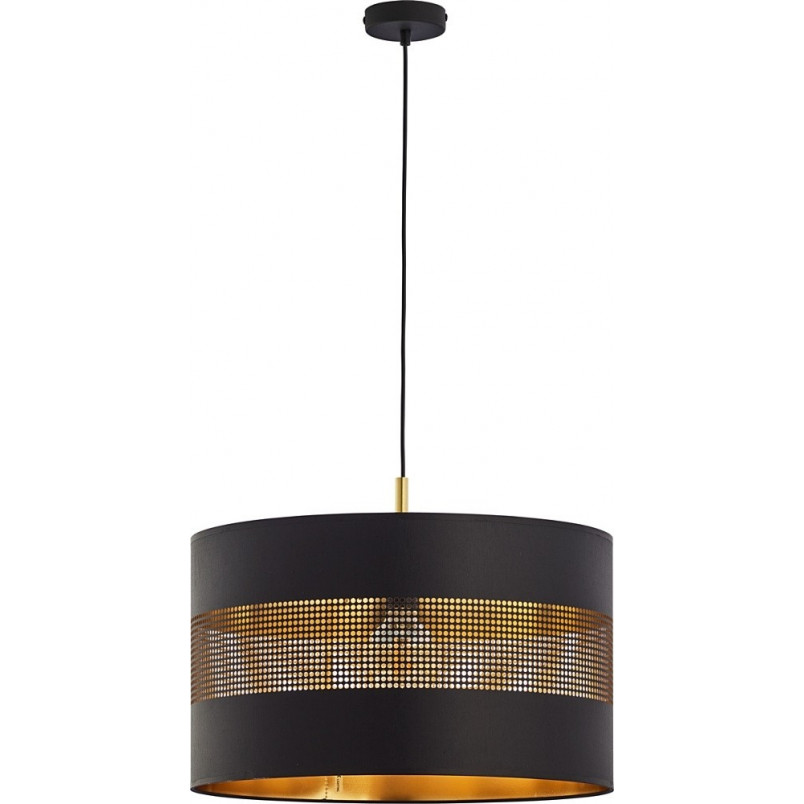 Lampa wisząca czarno-złota ażurowa Tago 50cm | TK Lighting