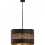 Lampa wisząca czarno-złota ażurowa Tago 50cm | TK Lighting