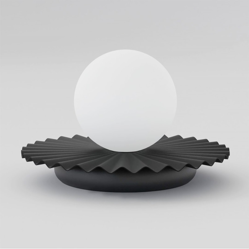 Lampa stołowa szklana kula Umbra Emibig | Nowoczesny design
