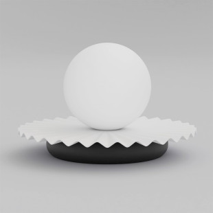 Lampa stołowa szklana kula Umbra Emibig | Nowoczesny design