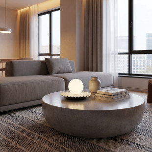 Lampa stołowa szklana kula Umbra Emibig | Nowoczesny design