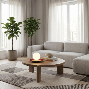 Lampa stołowa szklana kula Umbra Emibig | Nowoczesny design