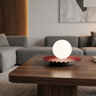 Lampa stołowa szklana kula Umbra Emibig | Nowoczesny design