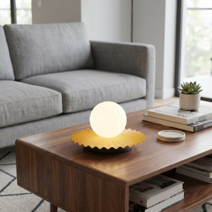 Lampa stołowa szklana kula Umbra Emibig | Nowoczesny design