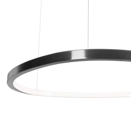 Lampa wisząca Cayenne LED - 3 ringi, czarny | MaxLight
