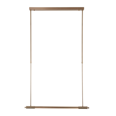 Lampa wisząca LED Flusore - Retro, 100cm, Miedź | MaxLight