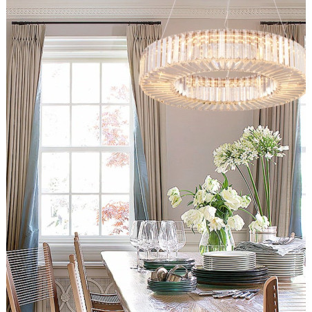 Lampa wisząca Cristal LED 60cm - Step Into Design | Luksus i Blask