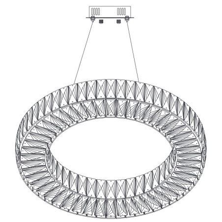 Lampa wisząca Cristal LED 60cm - Step Into Design | Luksus i Blask