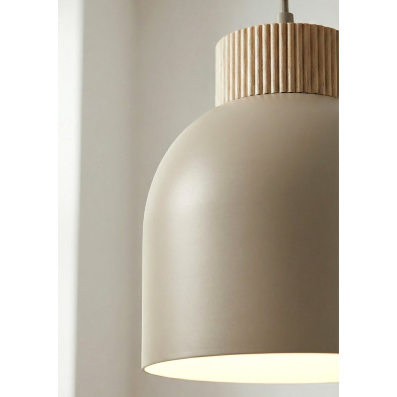Lampa wisząca Kru Emibig | Skandynawski design, mokka