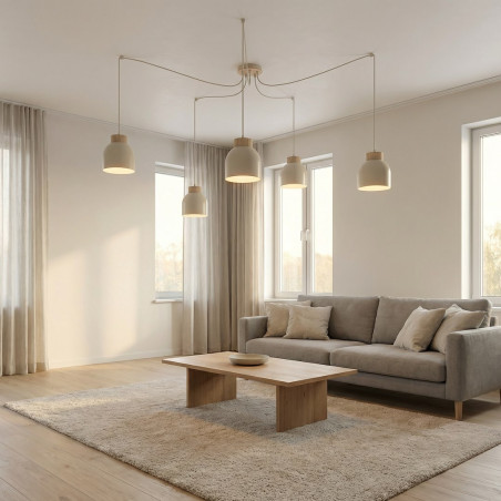 Lampa wisząca Kru Emibig | Skandynawski design