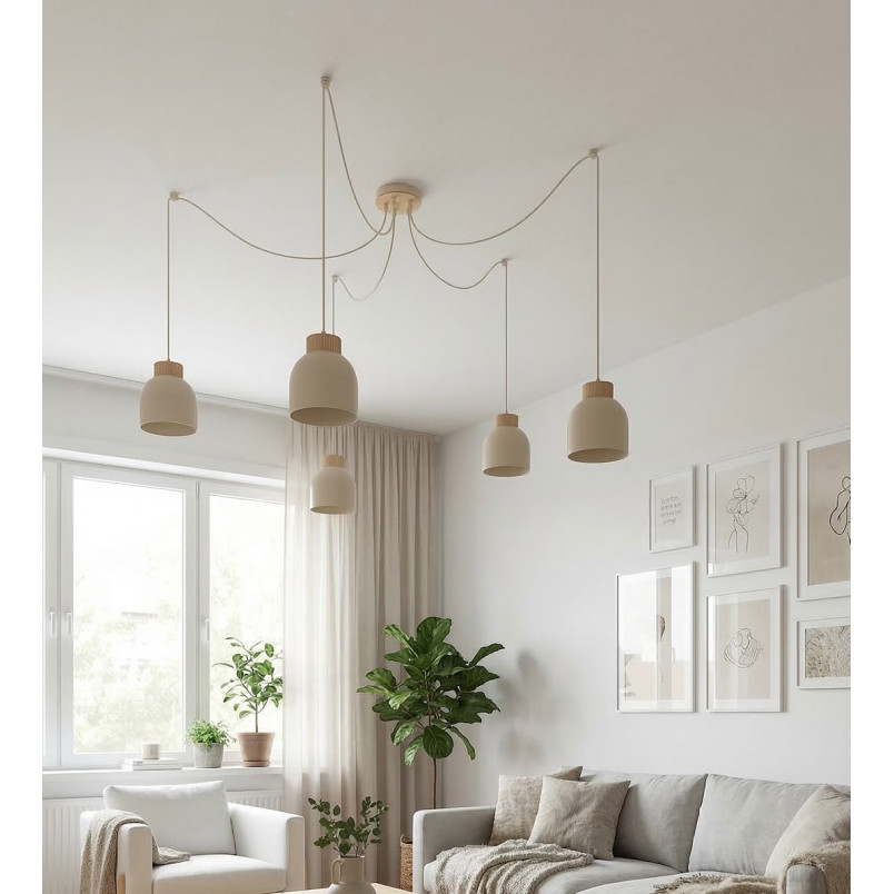 Lampa wisząca Kru Emibig | Skandynawski design