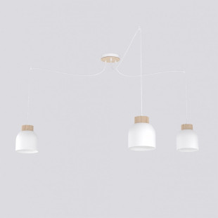 Lampa wisząca Kru Emibig | Skandynawski design, 3 punkty