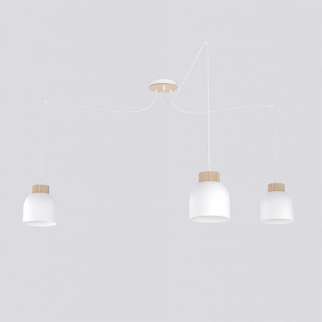 Lampa wisząca Kru Emibig | Skandynawski design, 3 punkty