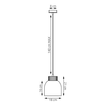 Lampa wisząca Vigo | Emibig - Skandynawski design