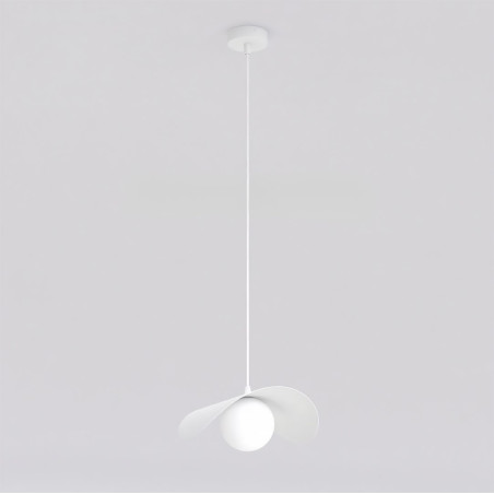 Lampa wisząca kula biała Ritual Emibig | Sklep z meblami