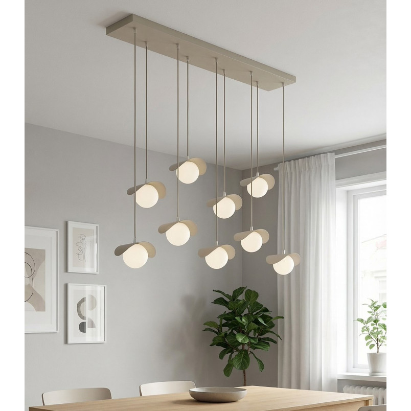 Lampa wisząca Emibig Ritual - 9 kul, nowoczesny design
