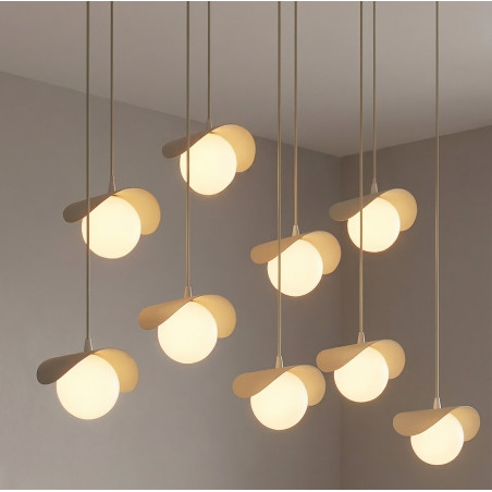 Lampa wisząca Emibig Ritual - 9 kul, nowoczesny design