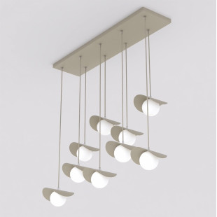 Lampa wisząca Emibig Ritual - 9 kul, nowoczesny design