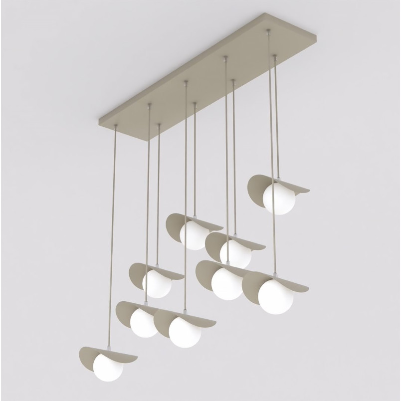 Lampa wisząca Emibig Ritual - 9 kul, nowoczesny design