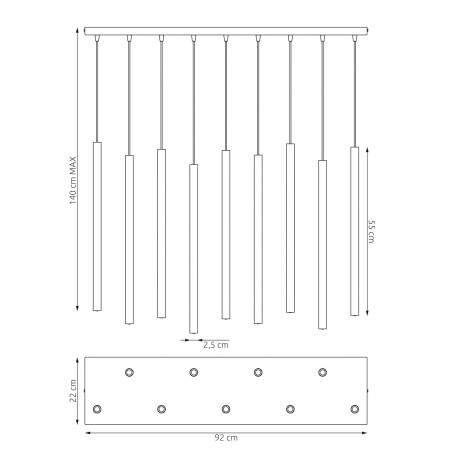 Lampa Selter IX - Minimalistyczny design Emibig