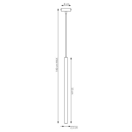 Lampa wisząca Selter Emibig - minimalistyczny design